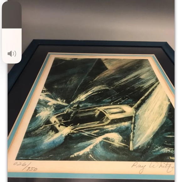 Storm at Sea signed & numbered Art Print by Ray Whitfield. Double matted - Picture 10 of 10